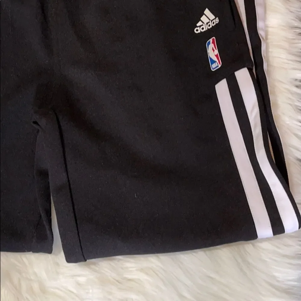 Adidas NBA Brooklyn Nets Track Pants Boys Large - Picture 10 of 16